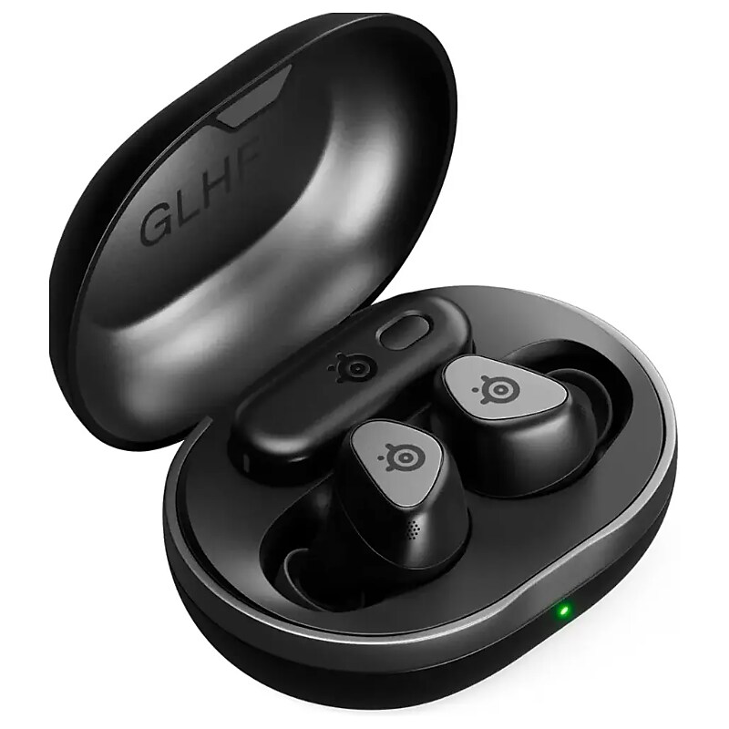 SteelSeries Arctis GameBuds Wireless Active Noise Canceling Earbuds, Bluetooth, Black (61706) image 1
