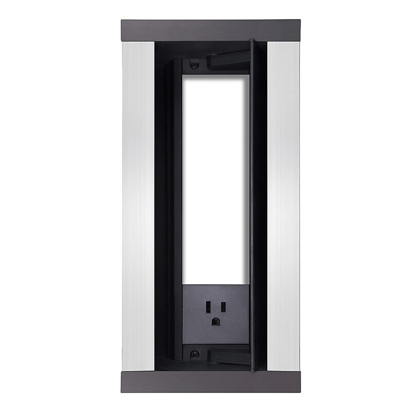 AMX HydraPort 9 Outlet Adapter, Brushed Aluminum (AMX-FG560-02S-NA) image 1