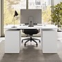 Bush Business Furniture Stratus 60"W Electric Rectangular Adjustable Standing Desk with Drawers, White (SUT009WH)~#|#~2BE97114-5FCF-404F-BB11D7D8D9283FF8_sc7