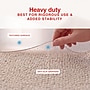 Staples Carpet Chair Mat with Lip, 36" x 48", Designed for Medium-Pile Carpet, Clear Polycarbonate (ST63678)~#|#~2BEBCBD1-C758-4BB9-BB54DA903D8BB78C_sc7