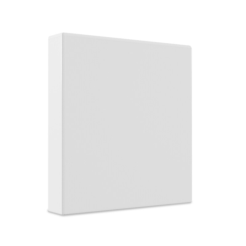 Staples 2" 3-Ring View Binders, White, 12/Pack (23725/21688) image 1