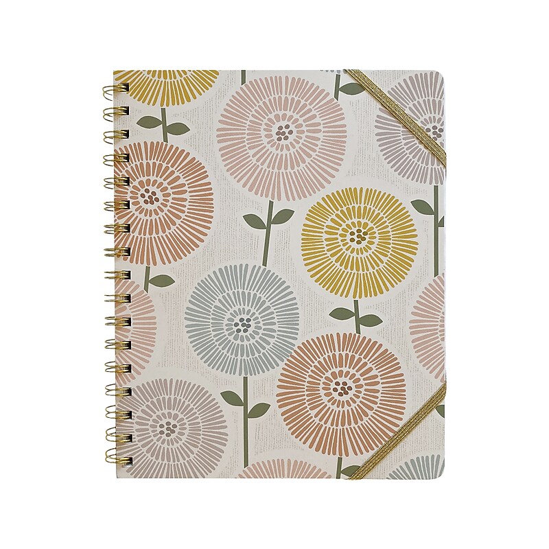 Carolina Pad Down to Earth Ideal Notebook, 7.4" x 8.75", College-Ruled, 100 Sheets, Multicolored (55041) image 1