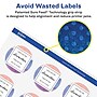 Avery Laser/Inkjet Round Multipurpose Labels, 1.5" Dia., Glossy Clear, 500 Labels/Pack (94506)~#|#~2BEEDCB9-6DAC-4426-8AB0C08B92A126A2_sc7