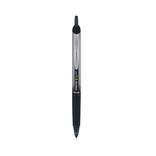 Pilot V10 Retractable Rollerball Pen, Bold Point, 1.0 mm, Black