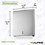 Alpine Industries Centerpull Paper Towel Dispenser, Stainless Steel, 2/Pack (480-2PK)~#|#~2BF7630F-60A5-48DC-822478E49A734DB5_sc7
