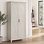 Bush Furniture Key West 66"H Storage Cabinet with 5 Shelves, Linen White Oak (KWS266LW-03)~#|#~2BF925F5-BB1F-48D9-91AFB4366ACB00D3_sc7