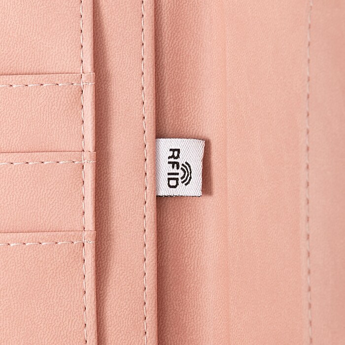 Bugatti Bondstreet RFID Faux Leather Passport Holder, Pink