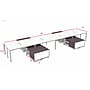 Boss Office Products Simple System 60"W Desk with Storage Cabinet, Driftwood, 8/Set (SGSD026-101)~#|#~2C003F0D-BBB4-4C21-BD3EBA5079433294_sc7