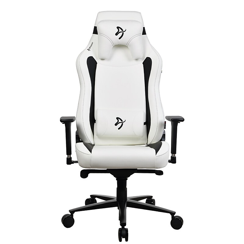 Arozzi Vernazza XL SoftPU Faux Leather Ergonomic Racing Gaming Chair, White (VERNAZZA-XL-SPU-WT) image 1