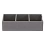 Household Essentials Hard‑Sided Narrow 3‑Section Drawer Organizer Tray, Gray (HH727-1)~#|#~2C061964-71E2-446F-A2830FE2E294959D_sc7