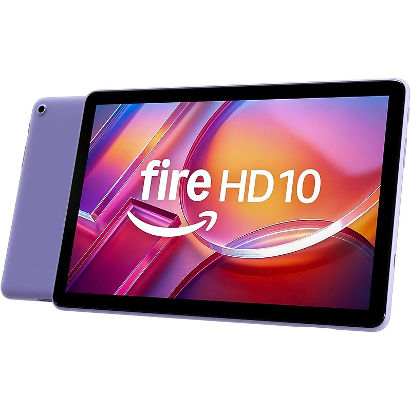 Amazon Fire HD 10" Tablet, 32GB, Lilac (B0CVDS6WFQ) image 1