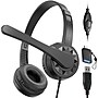 Delton 12Y Stereo On-Ear Headset, USB-A/C, Black (DWH12YAC)~#|#~2C0C3D4D-ADF0-4FFD-A13E44B72FE88542_sc7