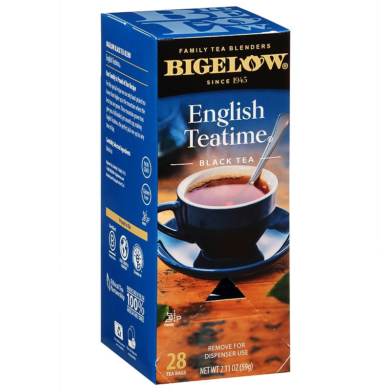 Bigelow English Teatime Black Tea Bags, 28/Box (RCB003451) image 1