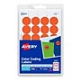 Avery Easy Peel Laser Color-Coding Labels, 3/4" Dia, Neon Red, 1,008 Labels/Pack (5467)~#|#~2C10BA53-B76E-4BDE-A015D0FB8D0EFDAD_sc7