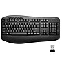 Staples TECH Wireless Comfort Keyboard, Quiet Typing, USB Receiver for PC and Laptop, Black~#|#~2C12D38E-4554-489B-BB0389AD043D7126_sc7