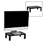 Mind Reader Adjustable Monitor Stands, Up to 19" Monitors, Black, 2/Pack (2SMPLMON-BLK)~#|#~2C199492-CBA3-4A83-8476EE66854C8AA9_sc7