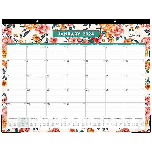 2024-blue-sky-22-x-17-monthly-desk-pad-calendar-143735-staples