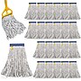 BISON LIFE Kleen Handler Cotton String Wet Mop Head, White, 24/Pack (BPES-CEM-CO-N-16-1-24A)~#|#~2C19F1F7-4C9E-4D4D-863FA8198A1E7BC6_sc7