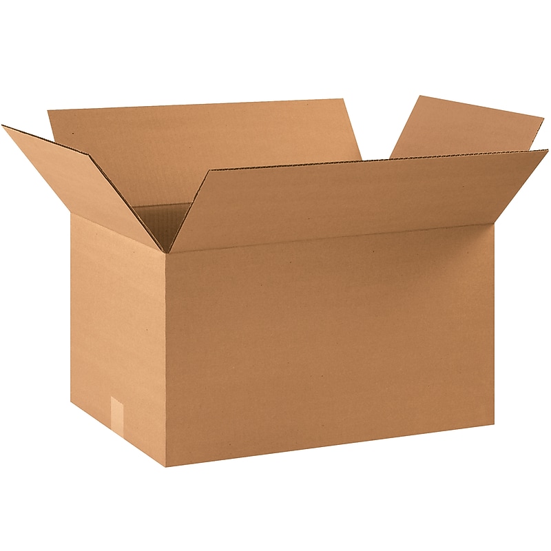 22" x 14" x 12" Shipping Boxes, 32 ECT, 20/Bundle (221412) image 1