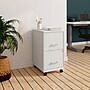 Staples 2-Drawer Mobile Vertical File Cabinet, Letter Size, Lockable, 26.3"H x 14.3"W x 18.9"D, White (ST52155-CC)~#|#~2C1B3260-4D39-43B6-91B827FBBC88D6AD_sc7