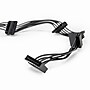Rocstor Premium 15.7" SATA Power Splitter Adapter Cable, Male to Female, Black (Y10C874-B1)~#|#~2C1B3CD1-92D8-4E32-A37BCE665B36A421_sc7