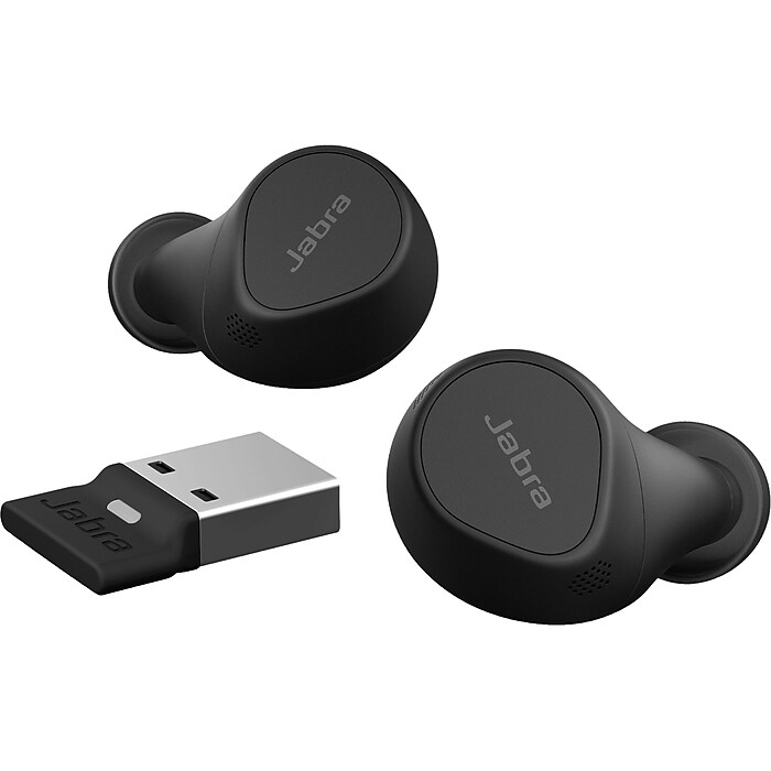 jabra Evolve2 Wireless Active Noise Canceling Earbuds, Bluetooth
