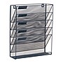 Staples 5-Pocket Metal Mesh Mountable Wall File, Letter Size, Navy Blue (ST63850)~#|#~2C257D13-5540-40FE-9A0D14E736BB967A_sc7