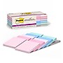 Post-it Recycled Super Sticky Notes, 3" x 3", Wanderlust Pastels Collection, 70 Sheets/Pad, 12 Pads/Pack (654R-12SSNRP)~#|#~2C2B318E-1C17-4EEE-892485DE3DB7E05E_sc7