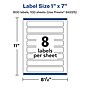 Avery Laser/Inkjet Waterproof Multipurpose Rectangle Labels, 1" x 7", White, 800 Labels/Box (94225)~#|#~2C2CF418-61CF-41CB-8FDF9D53E264C2CA_sc7