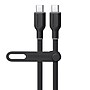 HyperGear Flexi Pro USB-C to USB-C Soft-Touch Silicone Fast Charge and Sync Cable, 10 ft., Black (15910)~#|#~2C2F29FF-809C-47BB-A02A1B0055DD9D46_sc7
