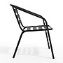 Flash Furniture Metal Restaurant Stack Chair with Aluminum Slats, Black (TLH-017C-BK-GG)~#|#~2C370A71-4DC8-4BED-93659B1A683C6CDC_sc7
