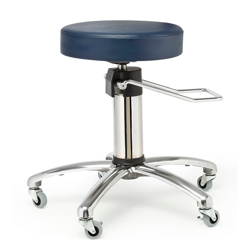 Brandt Industries Armless Vinyl Medical Stool (15511 Black) image 1