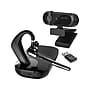 Delton 90X Ultralight Executive Wireless Noise Canceling Bluetooth Headset with 1080p Webcam (DBTHEAD90XBTDLCAM)~#|#~2C3E5B0C-7302-46D9-ABE0B46D74B49C31_sc7