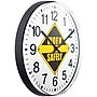 Infinity Instruments Prosaic 12" Quartz Wall Clock, Plastic Case, Battery Powered (14529BK-4585)~#|#~2C3EEE83-CC62-4124-BA8C59C4BC4F3C97_sc7