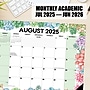 2025-2026 Willow Creek Succulents 22" x 17" Academic Monthly Desk Pad Calendar (54994)~#|#~2C443612-6B9B-4426-8C4677D8046FDDDE_sc7