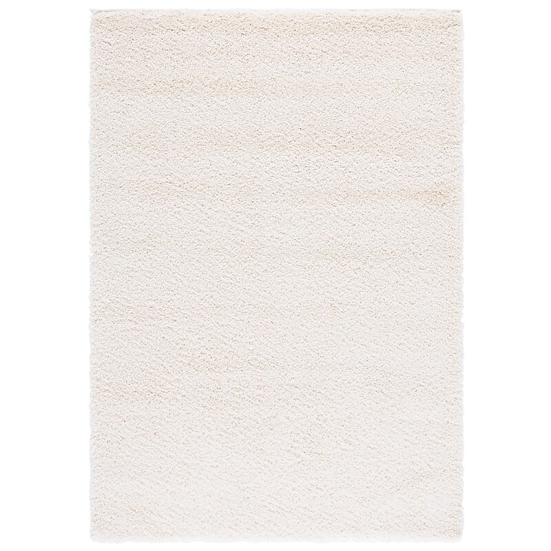 Safavieh California Shag 5' 3" x 7' 6" Rectangle Machine Made Rug, Ivory (SG151-1212-5) image 1