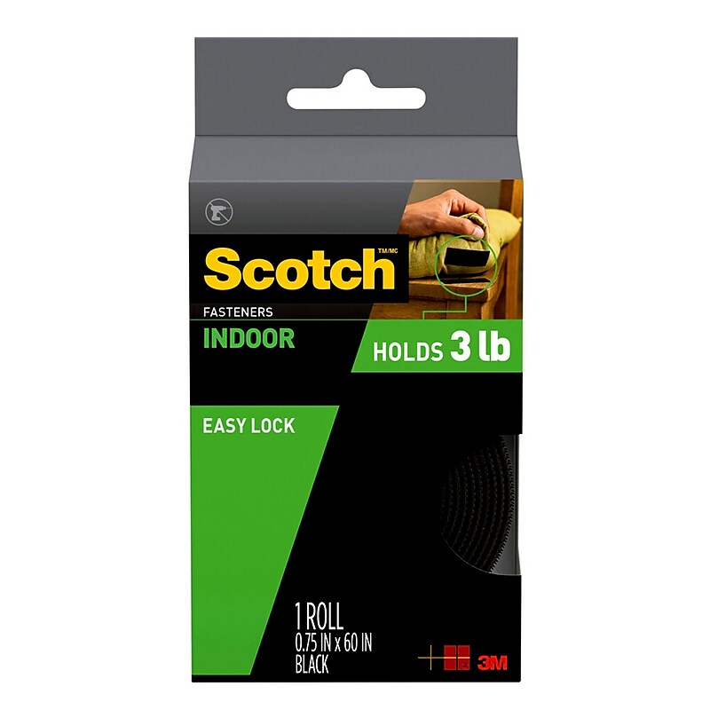 Scotch® Multi-Purpose Fastener, 3/4" x 5', Black (RF7041) image 1