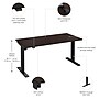 Bush Business Furniture Move 40 Series 60"W Adjustable Standing Desk, Mocha Cherry/Black (M4S6030MRBK)~#|#~2C4723D6-F1E1-43BD-A1ED574951C01046_sc7