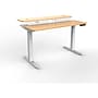 VersaDesk PowerLift Split-Level 48"W Electric Rectangular Adjustable Standing Desk, Maple/White (PL2SD4830-WM)~#|#~2C47641F-43CA-42C3-88C82DBD52F17639_sc7