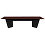 Regency Array 120"W x 48"D Conference Table with Grommet, Mahogany/Black (ACT12048MHBK)~#|#~2C493390-1ACE-424E-862187B4D01A312E_sc7