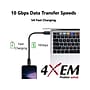 4XEM 65W USB-C to USB-C GaN Charging Kit for USB-C Devices, Black (4X65WCHRGKIT6B)~#|#~2C4D7FFC-5CC3-4AA9-AD6459F0F2316699_sc7