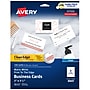 Avery Clean Edge Business Cards, 3.5" x 2", Matte White, 160/Pack (8869)~#|#~2C4DC947-5D88-46D9-A4751D09C14FEF9A_sc7