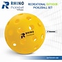 Champion Sports Recreational Outdoor Pickleball Set, Yellow (CHSPB6OTDSET)~#|#~2C4FA2A4-9FF3-40D6-8E1646630C53256B_sc7