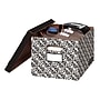 Bankers Box Stor/File Standard Set-Up Corrugated File Box with Lift Off Lid, Letter/Legal Size, Black/White, 5/Pack~#|#~2C50E4D6-1672-4ADD-97FE5A9407BAC5C8_sc7