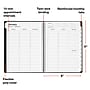 2027 Staples 8" x 11" Weekly & Monthly Appointment Book, Plastic Cover, Black (ST21488-27)~#|#~2C51AECD-E9D9-4352-9D8A87BF0F6B7109_sc7