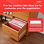 Staples® Hanging File Folders, 1/5-Cut Tab, Letter Size, Red, 25/Box (ST163535-CC)~#|#~2C567EEF-0AAC-4400-BC0B257E0BF9438F_sc7