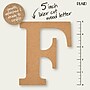 Plaid MDF Letters, 5", Brown Oxide, 12/Pack (PDE63559-12)~#|#~2C56D3E4-C309-4901-B31AB79441A4AF65_sc7