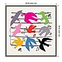 Amanti Art Dawn Bird Chorus by Jenny Frean Framed Canvas Wall Art Print, 30" x 30" (A42678027453)~#|#~2C589E8B-C6E6-4E47-87BB287F1164BDFB_sc7