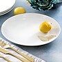Elama Porcelain Dinner Plate Set, White, 12 Piece~#|#~2C59765D-64B2-4907-98A2511E219C2DBF_sc7