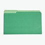 Pendaflex File Folder, Straight Cut, Assorted, Legal Size, Bright Green, 100/Box (153 1/3 BGR)~#|#~2C608E56-1696-4667-914C5246B7C6554C_sc7
